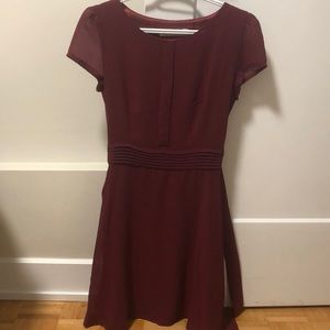 Maroon Dress